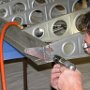 Drilling Aileron Bracket to Right Wing