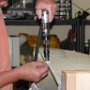 Countersink holes in left wingtip