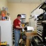 Installing nutplates to left wingtip