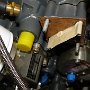 Engine accessory opening (temporary cover)