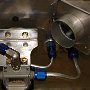 Fuel filter and heater vent to cockpit