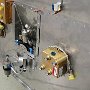 Engine firewall showing Eagle EMS redundant ignition system. Also shown is fuel filter and fuel distribution module