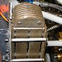 Oil cooler installed on engine