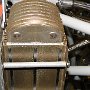 Oil cooler installed on engine