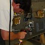 Riveting battery support brackets