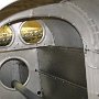Inside rear of fuselage. Elevator push rod shown. Also shown redundant static pressure lines