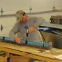 Drilling rudder skin