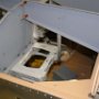 Rear view of Avionics frame, note transponder rack
