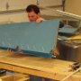 Temporary rudder assembly