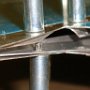 Top edge of rudder trim