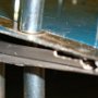 Bottom edge of rudder trim