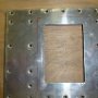 Customized rudder servo stiffner plate