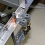 Fitting throttle/governor bracket to avionics frame.