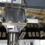 Rear view of throttle quadrant including throttle/governor bracket.