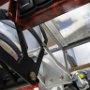 Bottom view of throttle quadrant and bracket.
