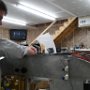 Tying wire assembly together using lacing cord.