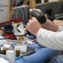 Heat shrinking cable