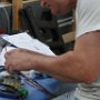 Creating wire harness for yoke sticks