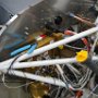 Wiring harnesses in engine compartment area