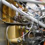Wiring harnesses in engine compartment area