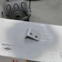 Fabricated and painted throttle bracket