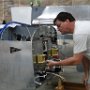 Installing ground plate to firewall