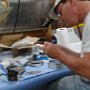 Marking skybolt flanges