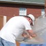 Sanding hole from inside