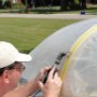 Cutting canopy in half