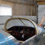 Temporarily placed windshield on fuselage and over rollbar