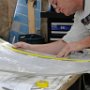Prepping inside of windshield for sikaflex primer