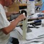 Riveting Hinges to Gear Leg Fairings