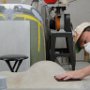 Prepping and Sanding Top Engine Cowl