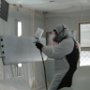 Spraying on Primer