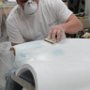 Sanding Upper Engine Cowl