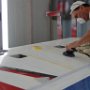Wet Sanding Clear on Left Wing