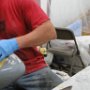 Wet Sanding Primer Left Wheel Pant