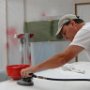 Wet Sanding Top Right Wing