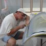 Final Sanding of Canopy