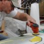 Buffing the Canopy after Wet Sanding