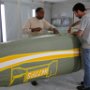 Taping of Fuselage with Support from Wesley and Carl
