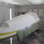 Small Repair of Upper Fuselage. Preping for Painting Upper Fuselage