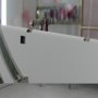 White Pearl Painted On Rudder