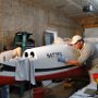 Wet Sanding Fuselage with Help from Wesley