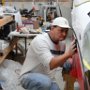 Wet Sanding Right Side of Fuselage