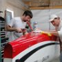 Buffing Bottom of Fuselage
