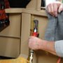 Match Drilling Holes In Cap Strips and Clecoing In Place
