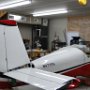 Completed Empennage Assembly Rear View